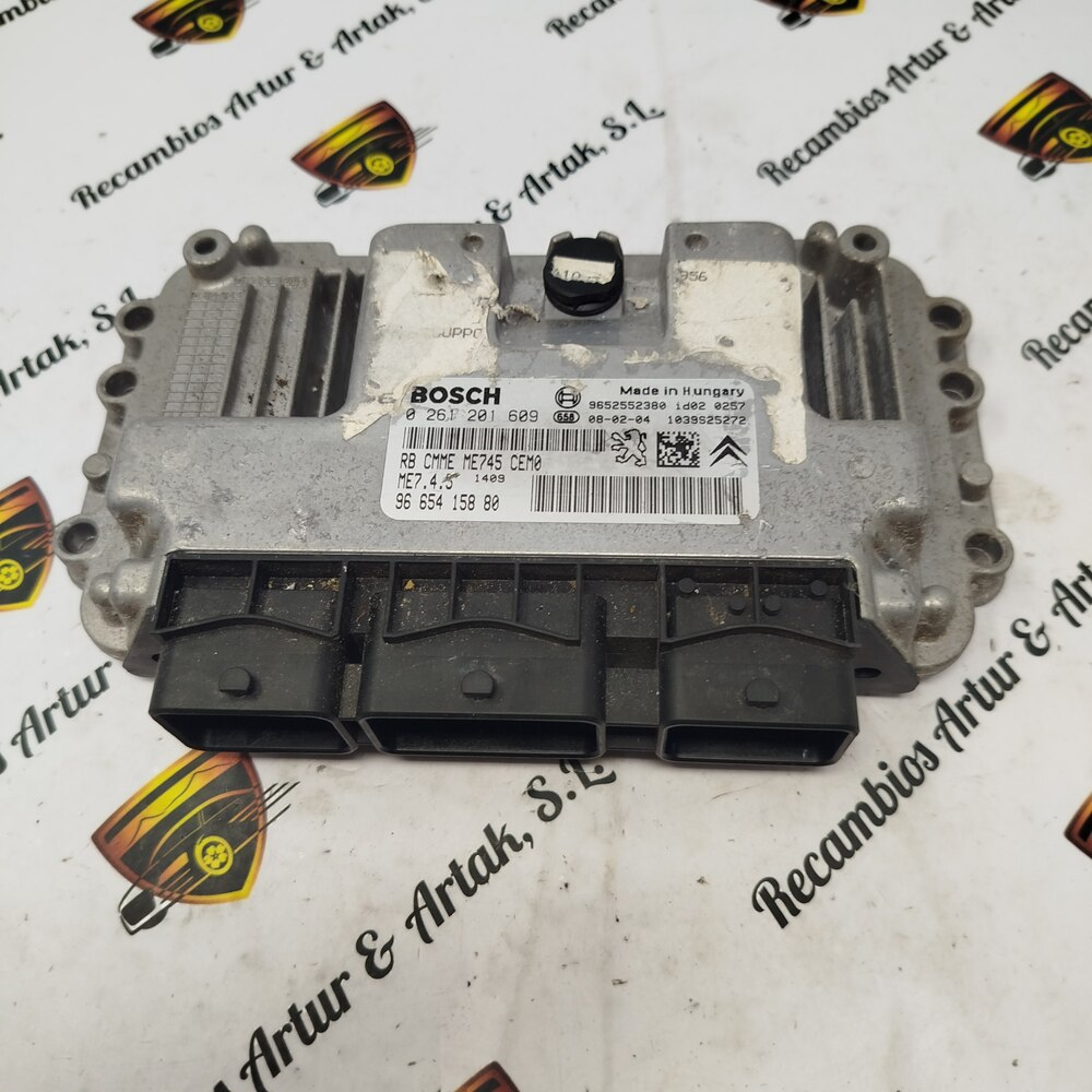 Centralita del motor CITROEN Peugeot 0261201609 ME7.4.5 9665415880