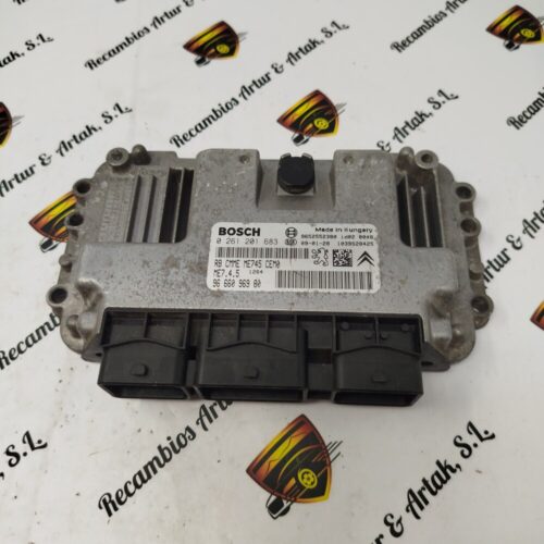 Centralita del motor Peugeot Citroen 0261201683 9666096980 ME7.4.5