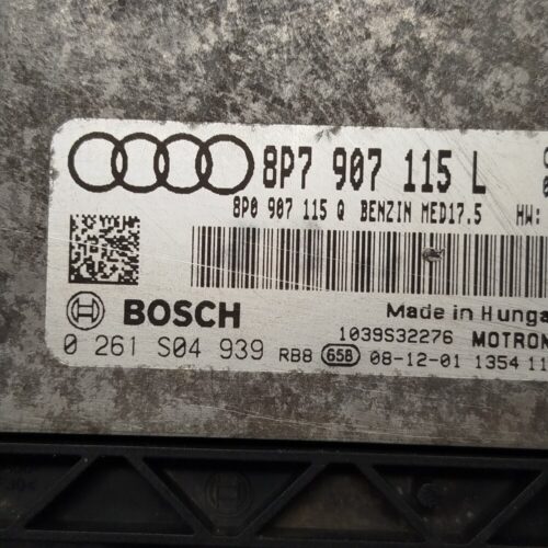 Centralita del motor AUDI A3 0261S04939 8P7907115L 8P0907115Q