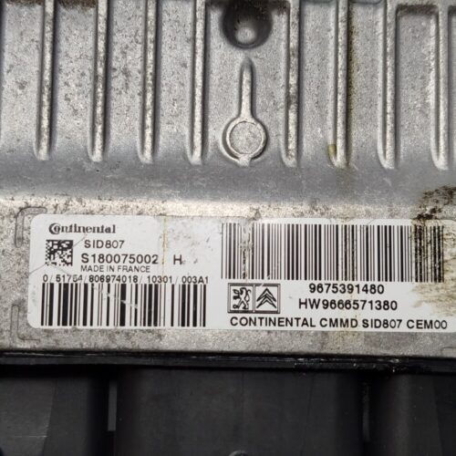 Centralita del motor CITROËN PEUGEOT S180075002H 9675391480 9666571380