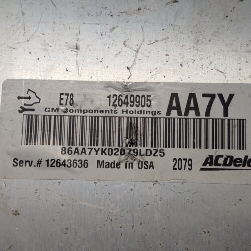 IMG_20260611_172437 Centralita del motor OPEL ASTRA 12649905 AA7Y 12643636
