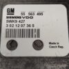 Centralita del motor OPEL VAUXHALL ZAFIRA ASTRA 55563495 5WK9427