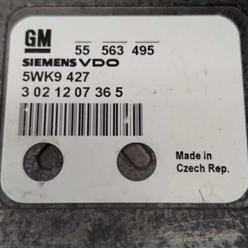 Centralita del motor OPEL VAUXHALL ZAFIRA ASTRA 55563495 5WK9427