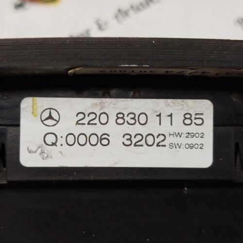 Clima panel de control Mercedes 2208301185 00063202