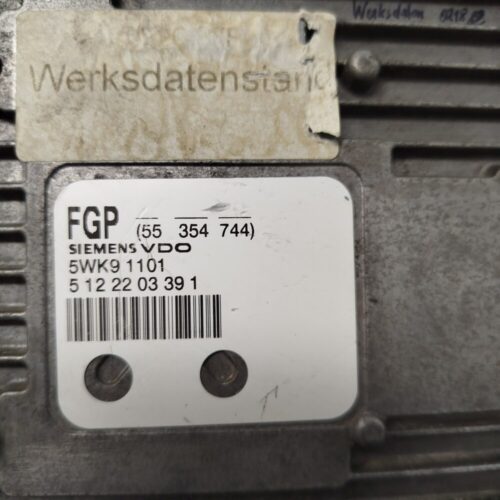 Centralita del motor Opel Vectra C Signum Zafira 55354744 5WK91101