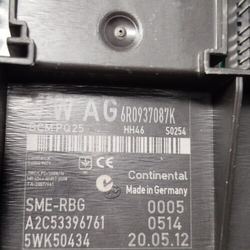 Unidad de control confort VW SEAT IBIZA SKODA 6R0937087K 5WK50434 BCMPQ25