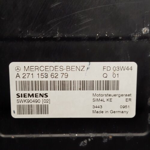 Centralita del motor Mercedes W203 Clase C W209 A2711536279 5WK90490 Q01