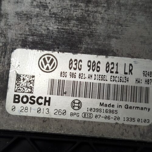 Centralita del motor VW PASSAT 03G906021LR 0281013260 1039S15256