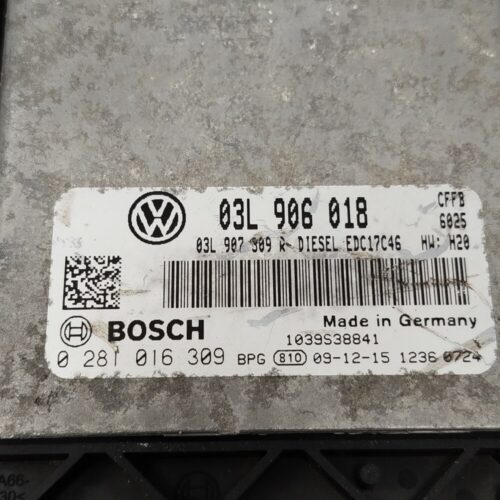 IMG_20260703_124017 Centralita del motor VW GOLF AUDI 0281016309 03L906018