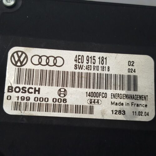 Unidad de control de la batería Audi A6 4F0915181 4F0910181B 0199000006