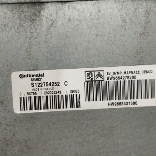 Módulo de control de transmisión Citroen C2 C3 9663401380 9664278280 S122754252C