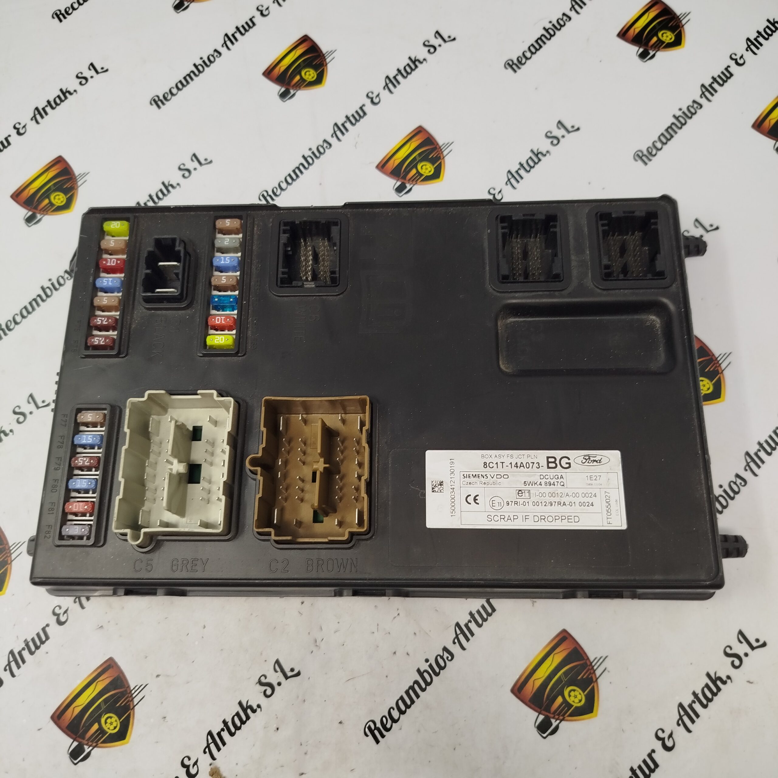 Caja de fusibles Ford Transit 8C1T-14A073-BG 8C1T14A073BG 5WK48947Q