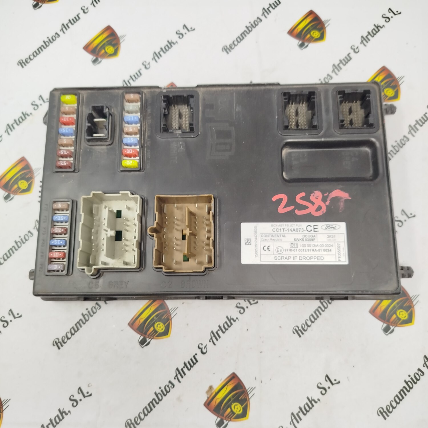 Caja de fusibles Ford Transit CC1T-14A073-CE CC1T14A073CE 5WK50309F