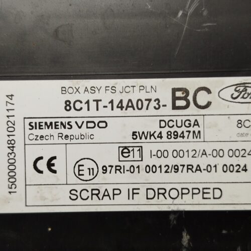 IMG_20260817_122605 Caja de fusibles Ford Transit 8C1T-14A073-BC 8C1T14A073BC 5WK48947M