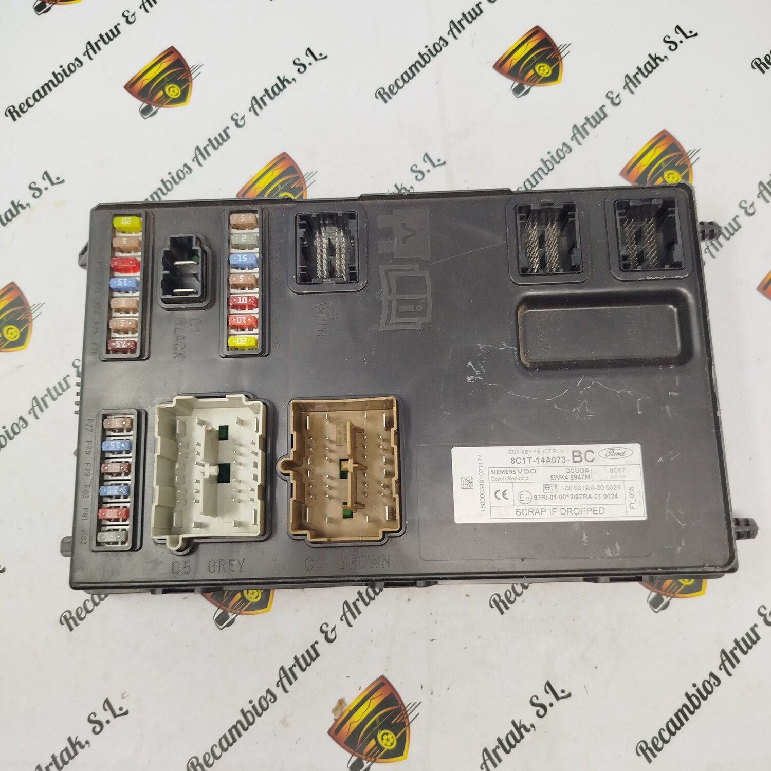 Caja de fusibles Ford Transit 8C1T-14A073-BC 8C1T14A073BC 5WK48947M