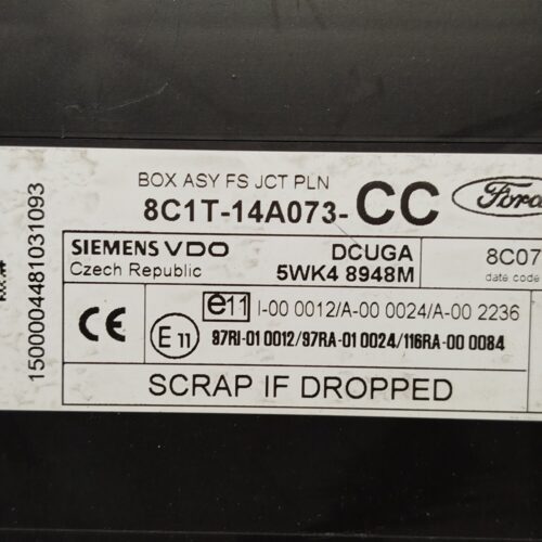 Caja de fusibles Ford Transit 8C1T-14A073-CC 8C1T14A073CC 5WK48948M