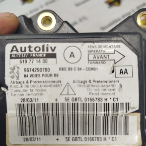 Unidad de control PEUGEOT PARTNER CITROEN BERLINGO 9674290780 619771400
