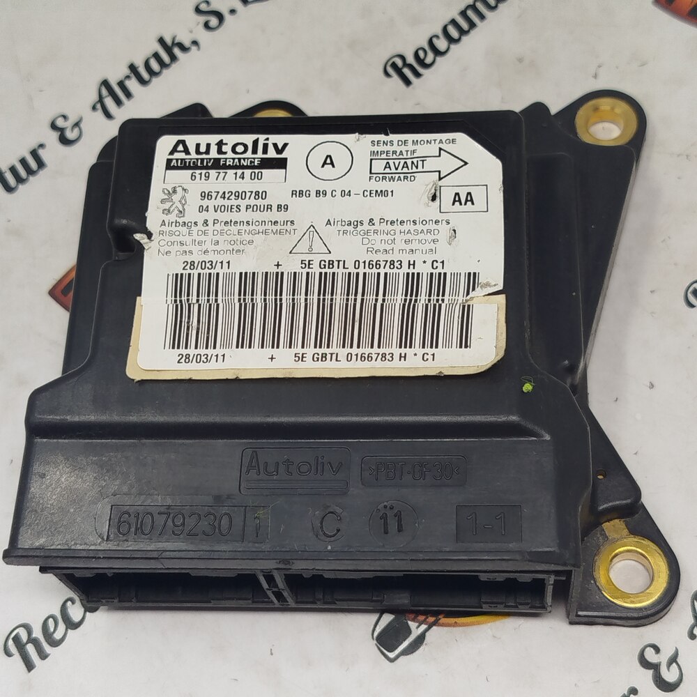 Unidad de control PEUGEOT CITROEN 9674290780 AA 619771400