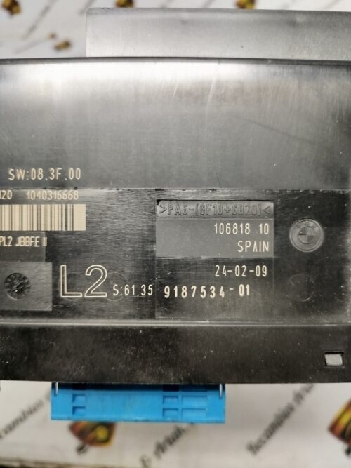 Unidad de control BMW 6135918753401 61.35 9187534-01 6135 918753401