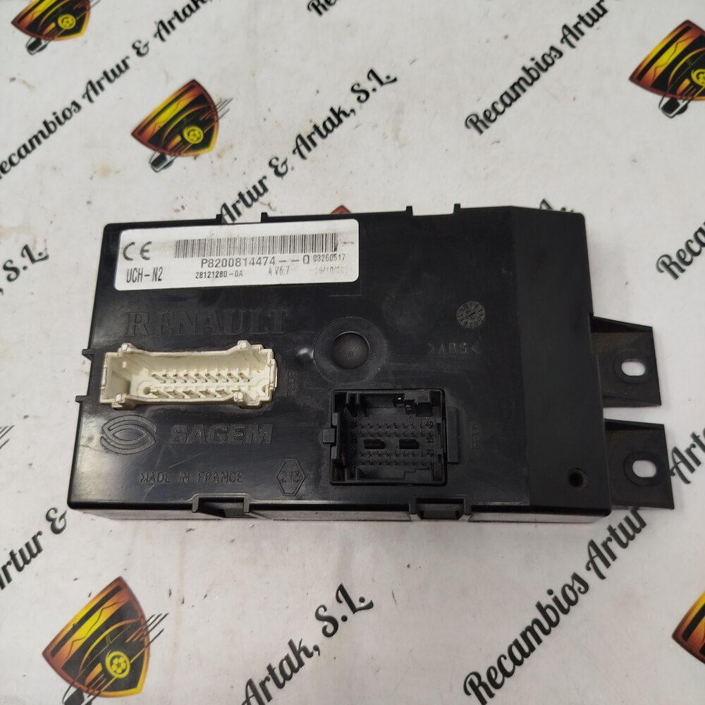 Modulo de control de la carrocería Renault UCH-N2 P8200814474Q P8200814474-Q