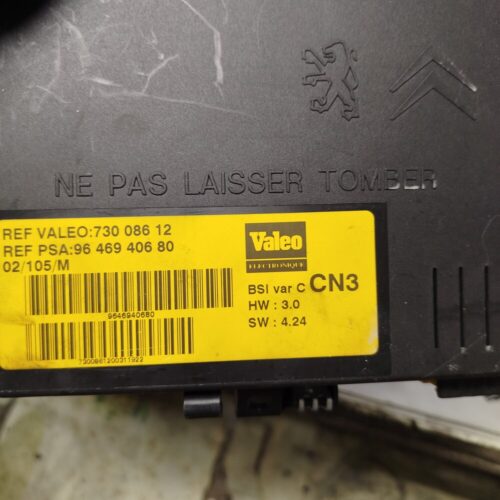 BSI Caja de fusibles Citroen Xsara CN3 9646940680 73008612
