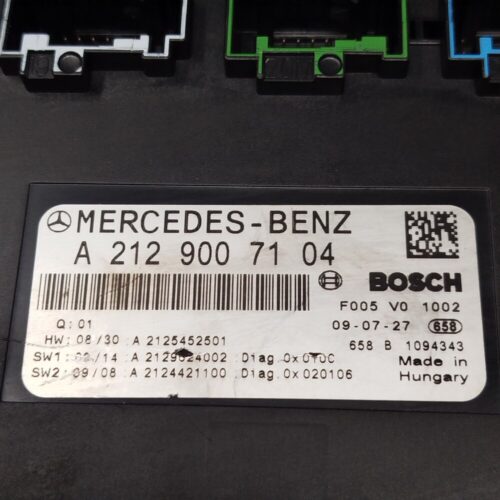 Caja fusibles SAM Mercedes Clase C A2129007104 A2125452501 A2129024002 A2124421100 F005V01002
